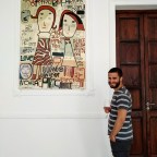 Palestrantes e cervejeiros em Mendonça